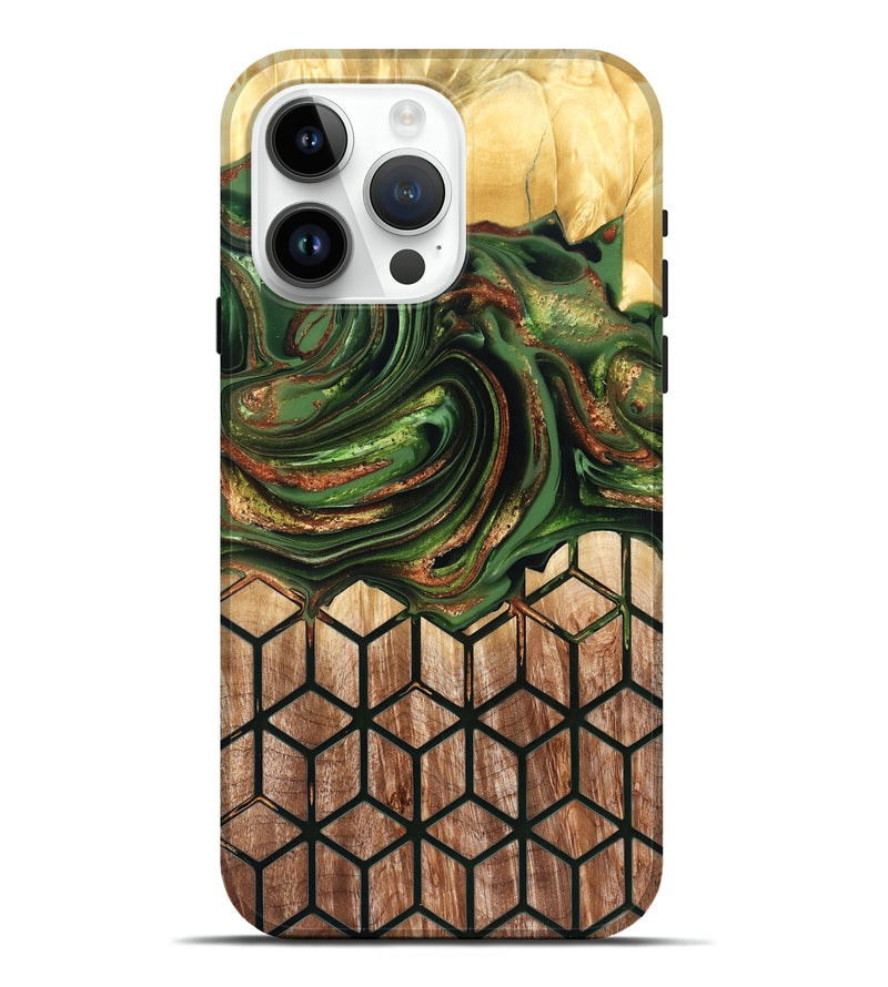 iPhone 15 Pro Max Wood Live Edge Phone Case - Jenny (Pattern, 822766)
