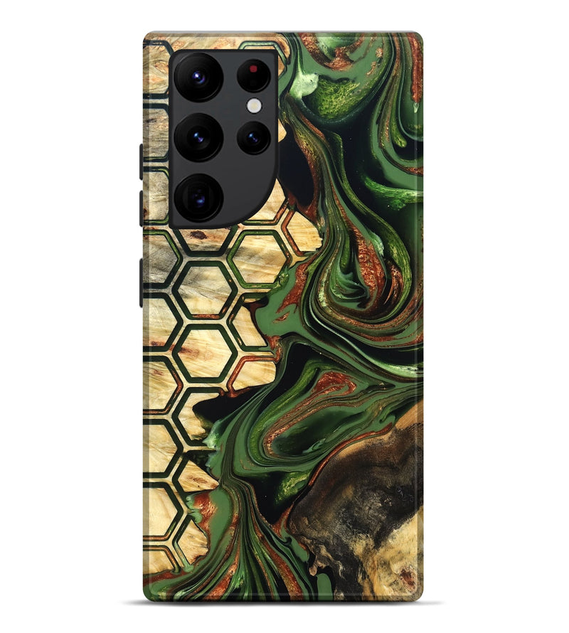 Galaxy S22 Ultra Wood Live Edge Phone Case - Saniya (Pattern, 822771)