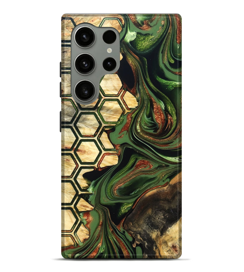 Galaxy S24 Ultra Wood Live Edge Phone Case - Saniya (Pattern, 822771)