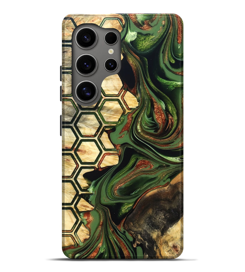 Galaxy S25 Ultra Wood Live Edge Phone Case - Saniya (Pattern, 822771)