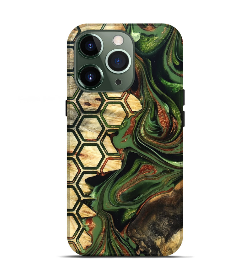 iPhone 13 Pro Wood Live Edge Phone Case - Saniya (Pattern, 822771)