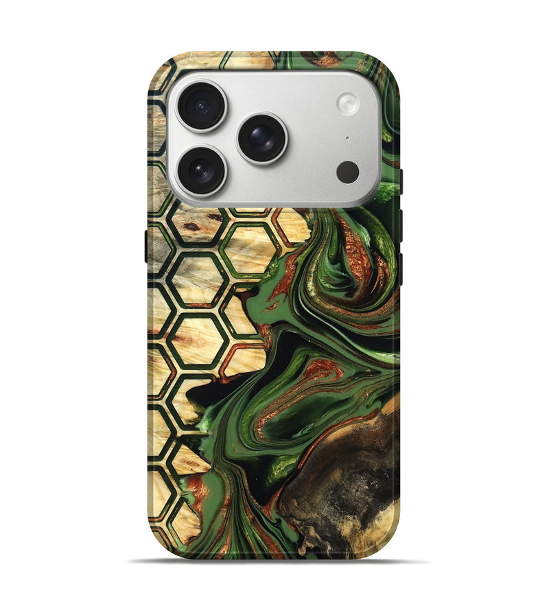 iPhone 17 Pro Wood Live Edge Phone Case - Saniya (Pattern, 822771)