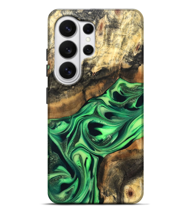Galaxy S26 Ultra Wood Live Edge Phone Case - Keilani (Green, 822781)