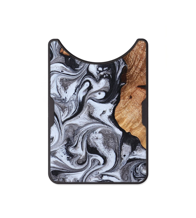 Alloy Wood Wallet - Leda (Black & White, 822783)