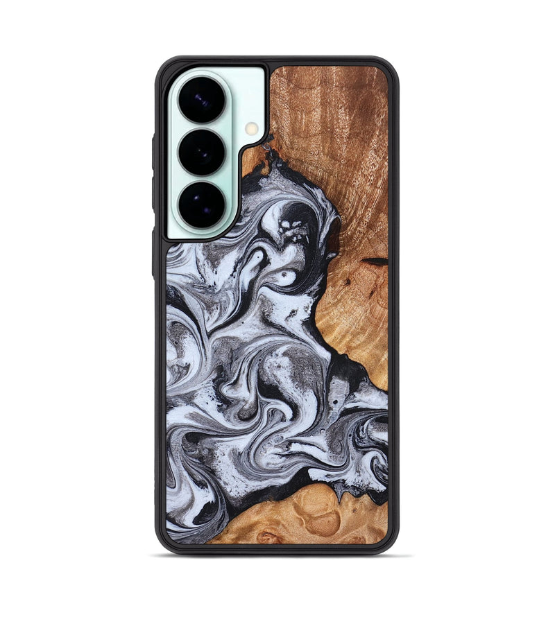 Galaxy S26 Plus Wood Phone Case - Leda (Black & White, 822783)