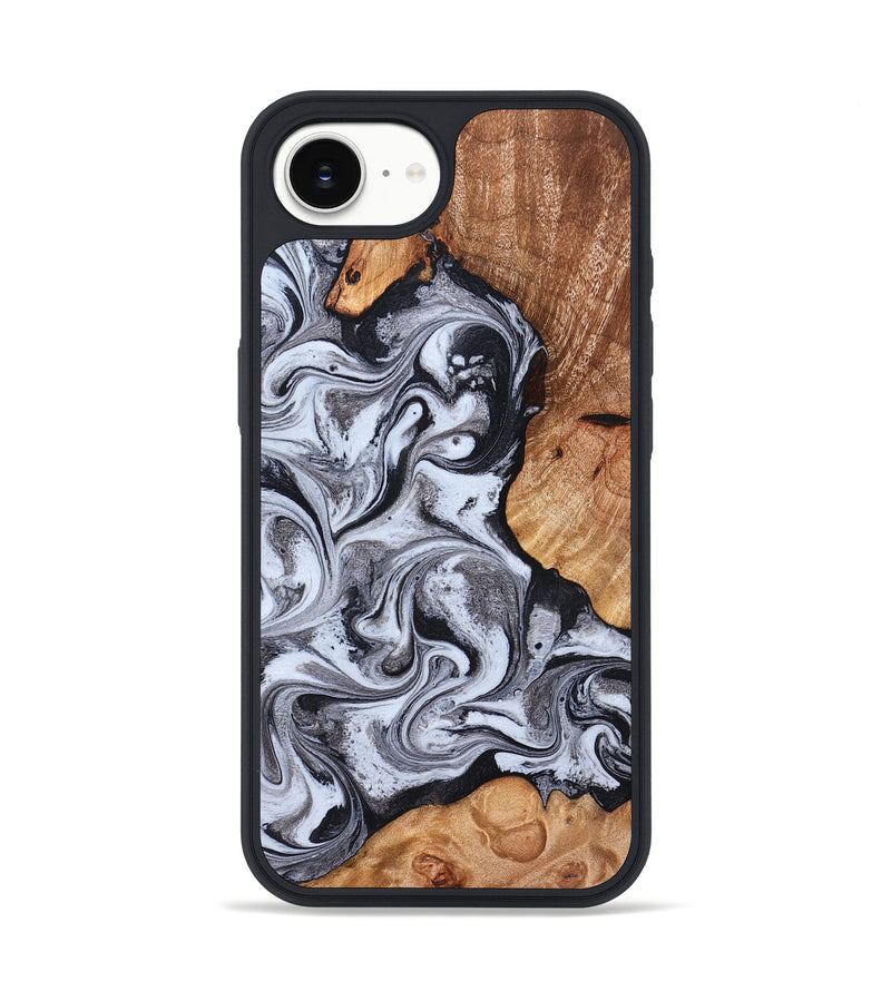 iPhone 17e Wood Phone Case - Leda (Black & White, 822783)