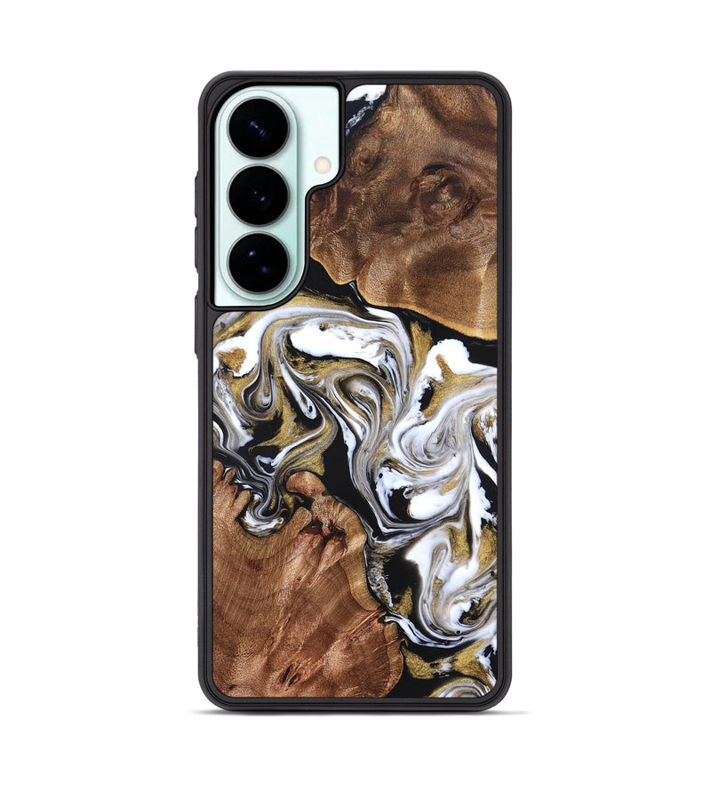 Galaxy S26 Plus Wood Phone Case - Ivory (Black & White, 822785)