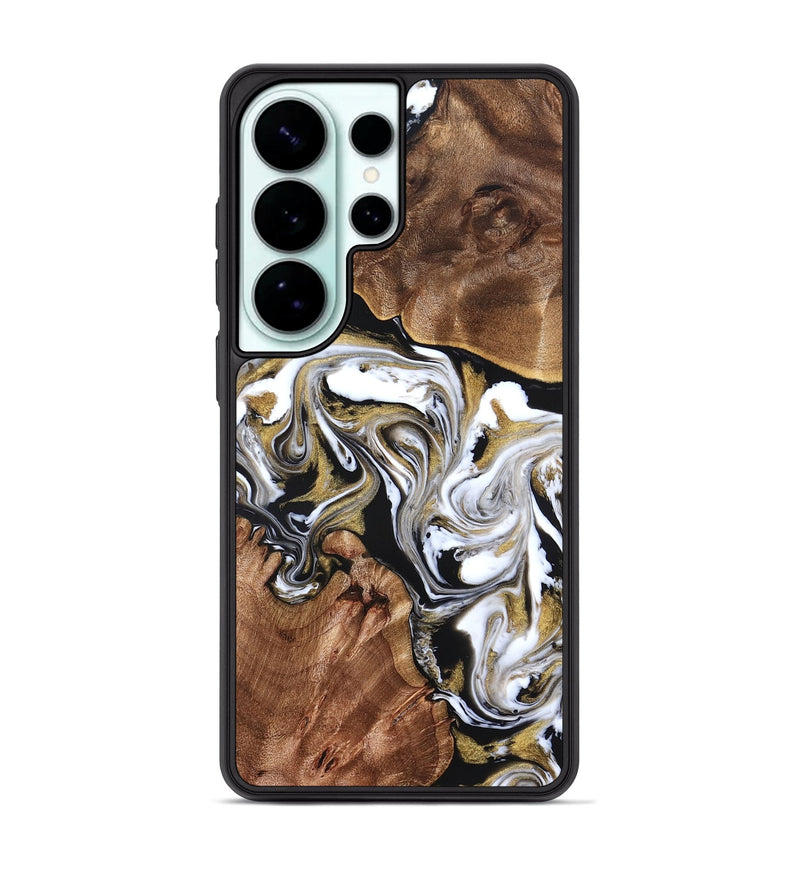Galaxy S26 Ultra Wood Phone Case - Ivory (Black & White, 822785)