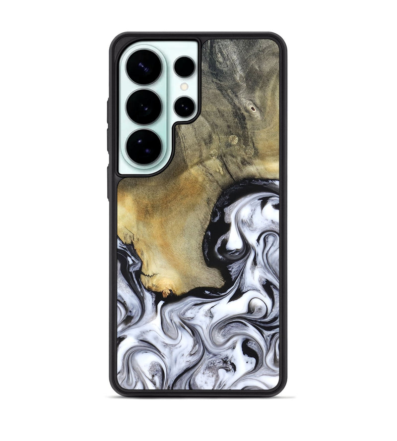 Galaxy S26 Ultra Wood Phone Case - Kacie (Black & White, 822786)