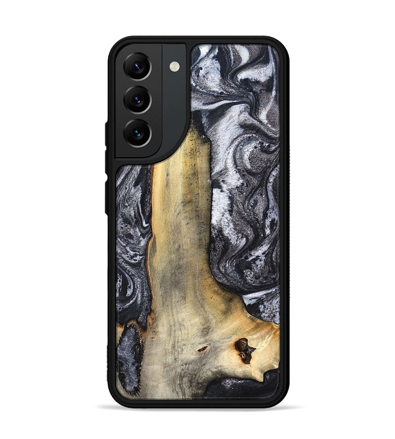 Galaxy S22 Plus Wood Phone Case - Tiffani (Black & White, 822790)