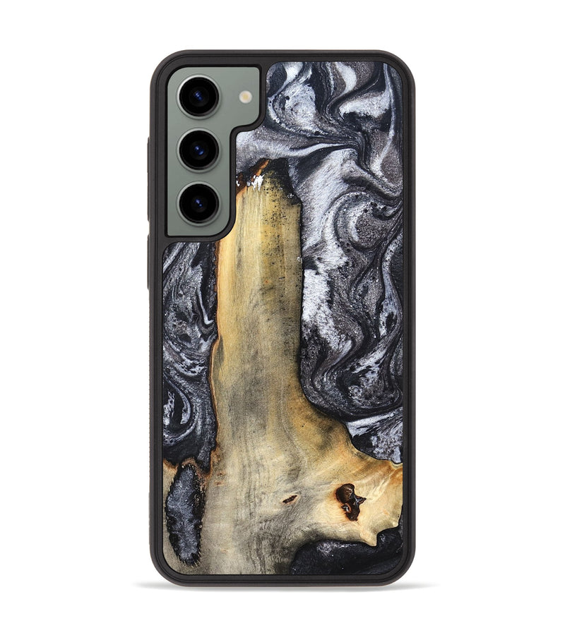 Galaxy S23 Plus Wood Phone Case - Tiffani (Black & White, 822790)
