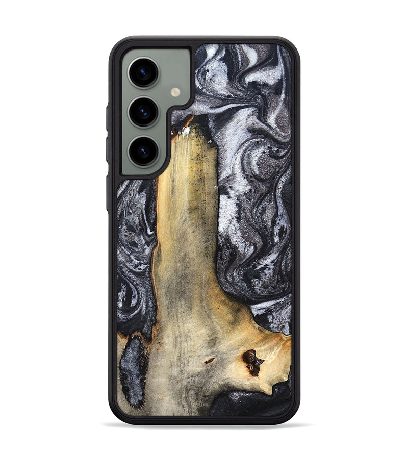 Galaxy S24 Plus Wood Phone Case - Tiffani (Black & White, 822790)
