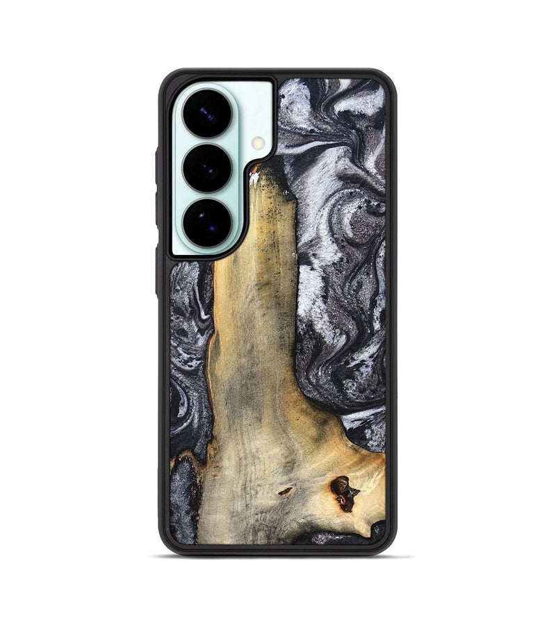Galaxy S26 Wood Phone Case - Tiffani (Black & White, 822790)