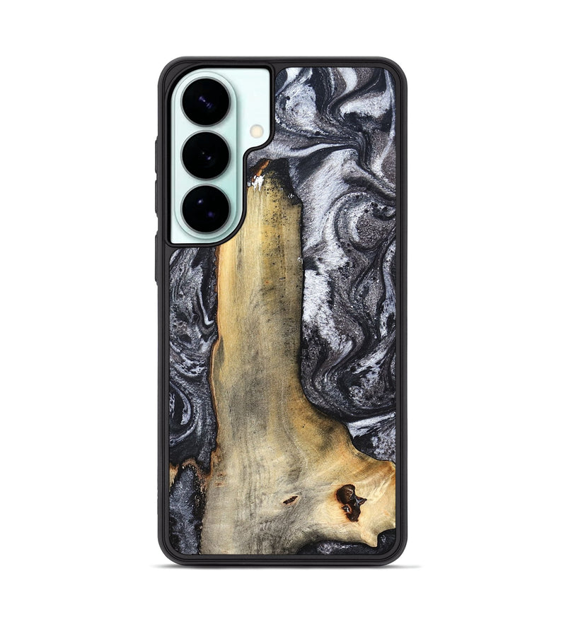 Galaxy S26 Plus Wood Phone Case - Tiffani (Black & White, 822790)