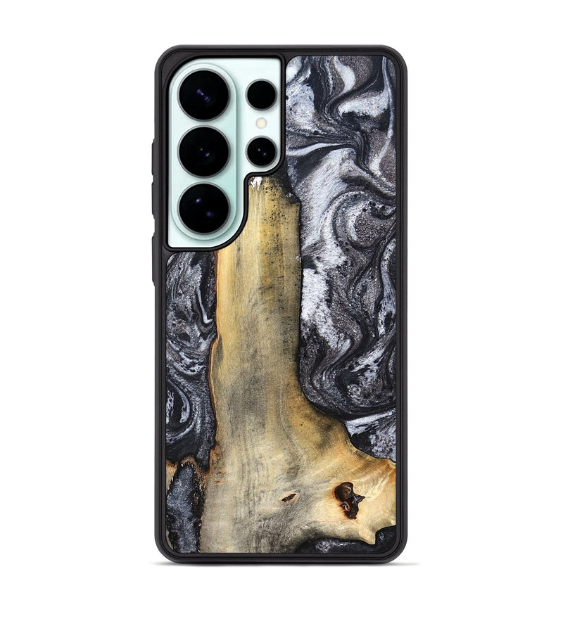 Galaxy S26 Ultra Wood Phone Case - Tiffani (Black & White, 822790)