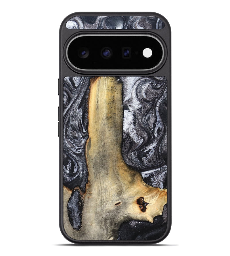 Pixel 11 Pro XL Wood Phone Case - Tiffani (Black & White, 822790)