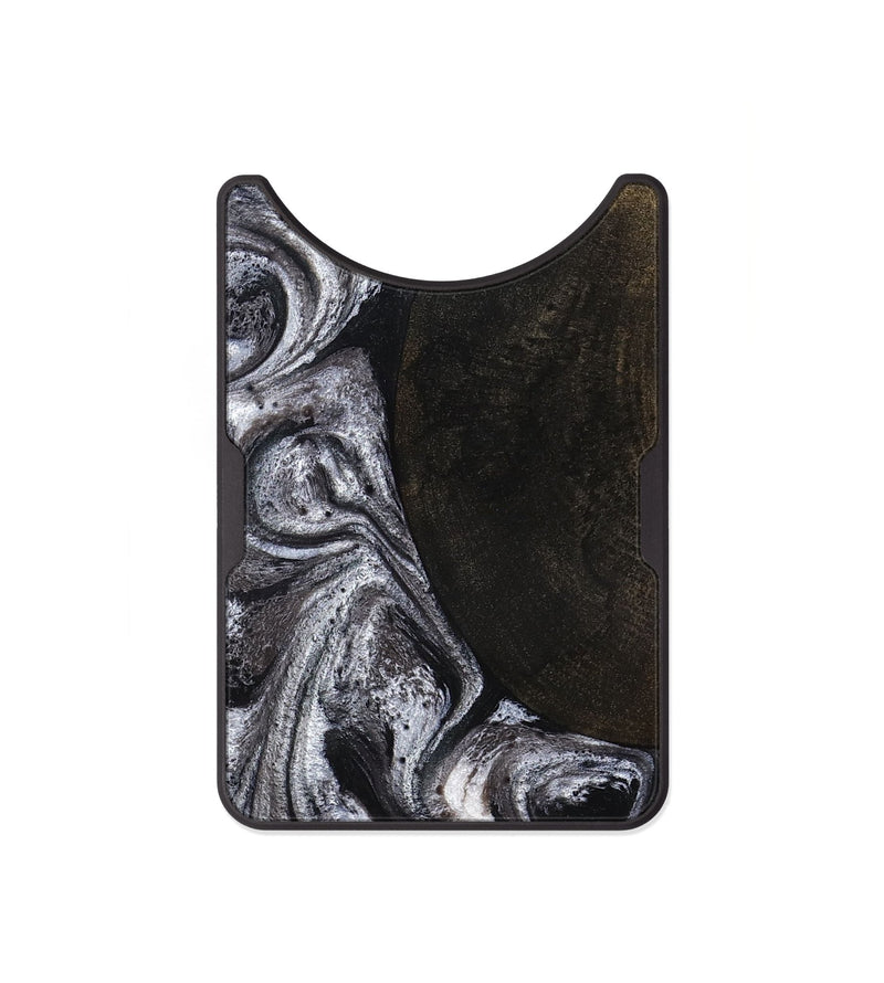 Alloy Wood Wallet - Patrica (Black & White, 822792)