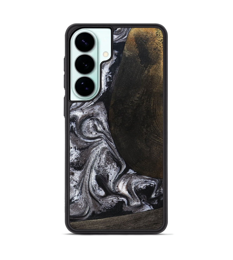 Galaxy S26 Plus Wood Phone Case - Patrica (Black & White, 822792)