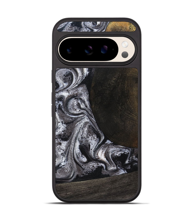 Pixel 10 Wood Phone Case - Patrica (Black & White, 822792)