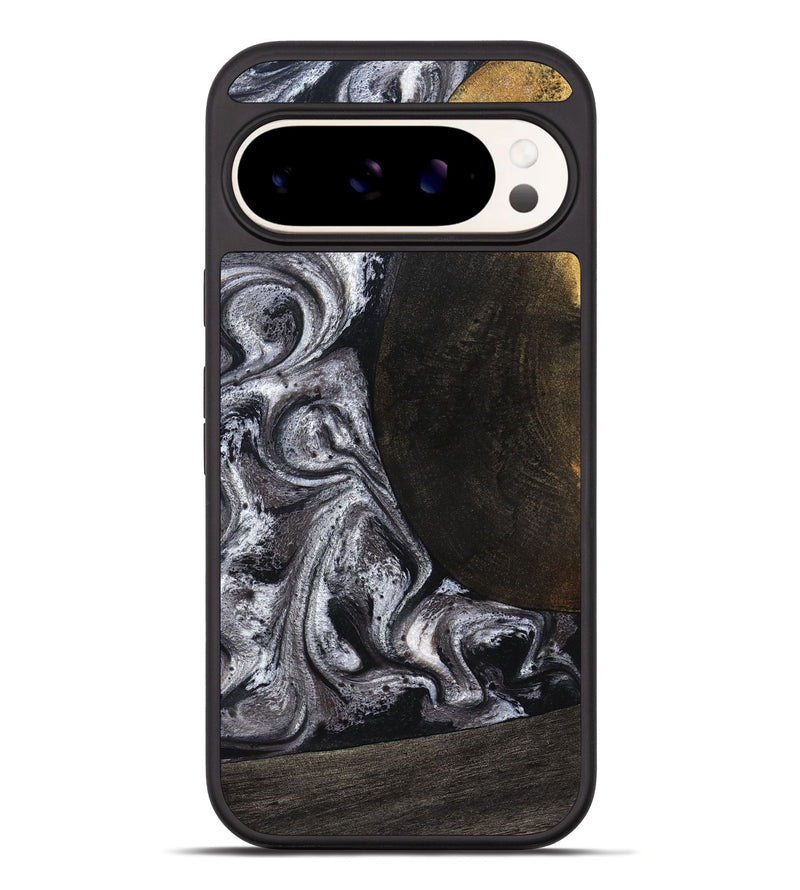 Pixel 10 Pro XL Wood Phone Case - Patrica (Black & White, 822792)