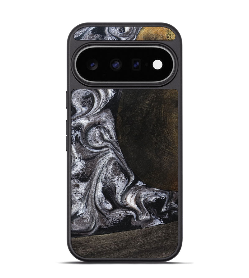 Pixel 11 Pro Wood Phone Case - Patrica (Black & White, 822792)