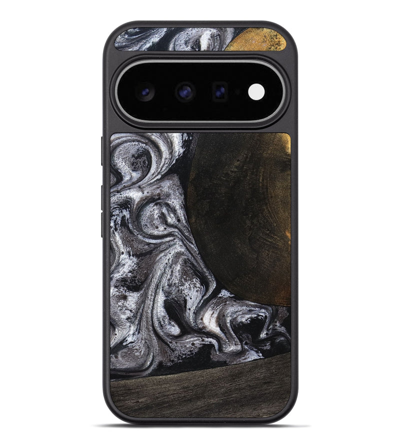 Pixel 11 Pro XL Wood Phone Case - Patrica (Black & White, 822792)