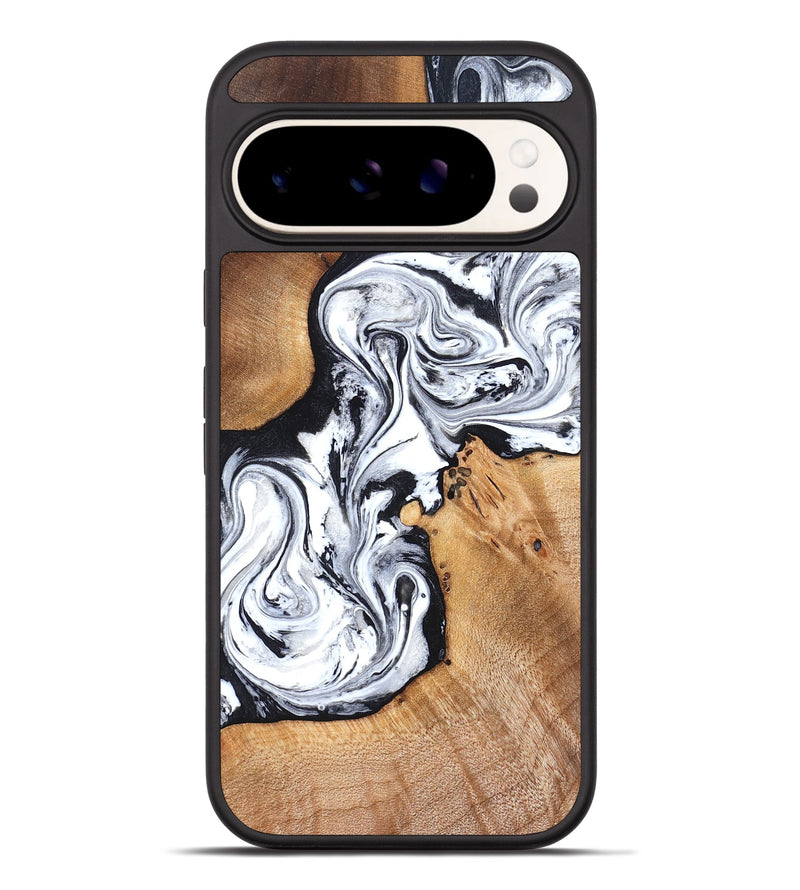 Pixel 9 Pro XL Wood Phone Case - Ariana (Black & White, 822796)