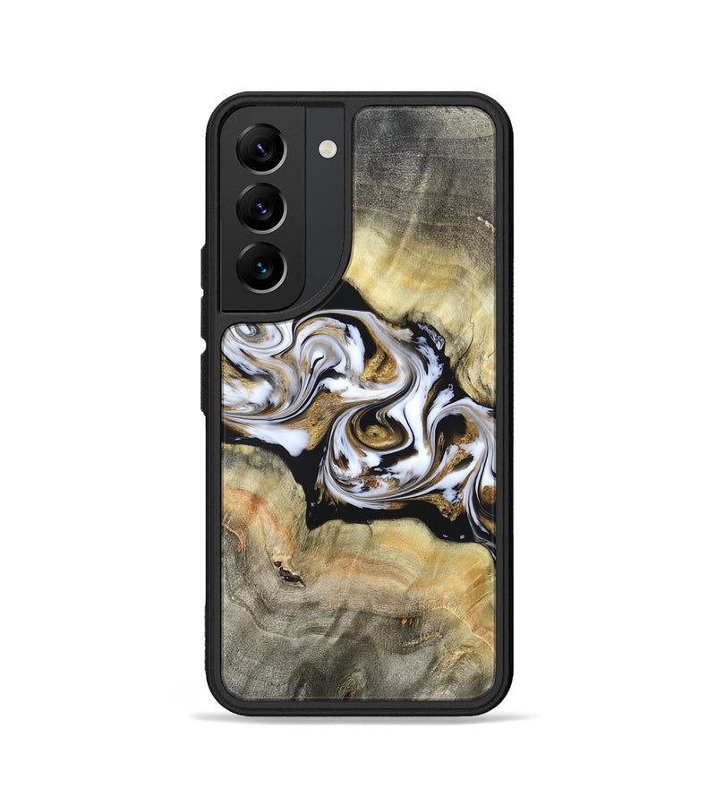 Galaxy S22 Wood Phone Case - Bodie (Black & White, 822797)