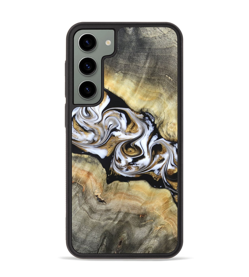 Galaxy S23 Plus Wood Phone Case - Bodie (Black & White, 822797)