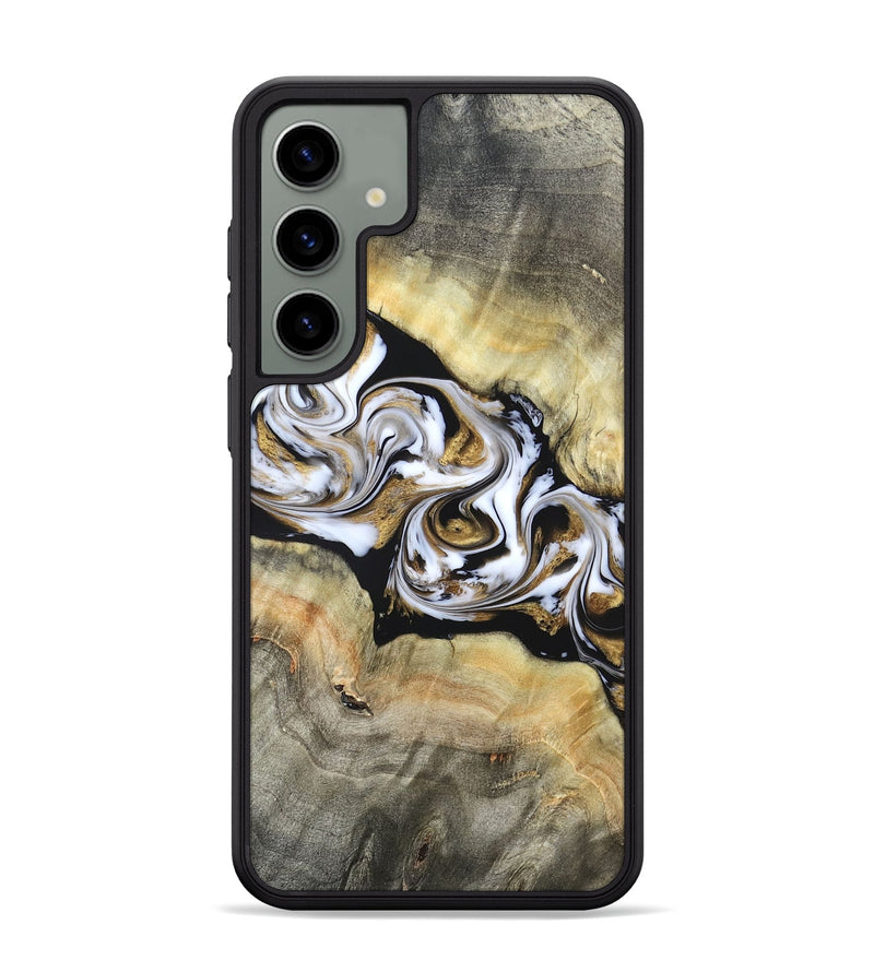 Galaxy S24 Plus Wood Phone Case - Bodie (Black & White, 822797)