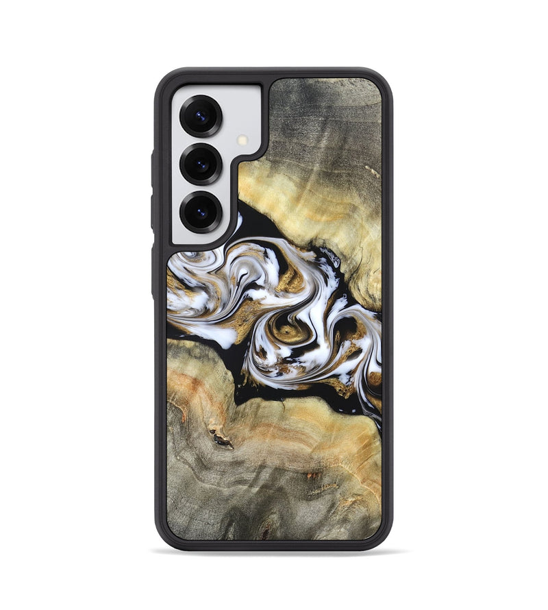 Galaxy S25 Wood Phone Case - Bodie (Black & White, 822797)