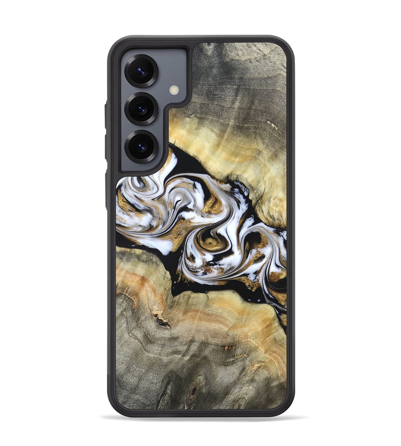 Galaxy S25 Plus Wood Phone Case - Bodie (Black & White, 822797)