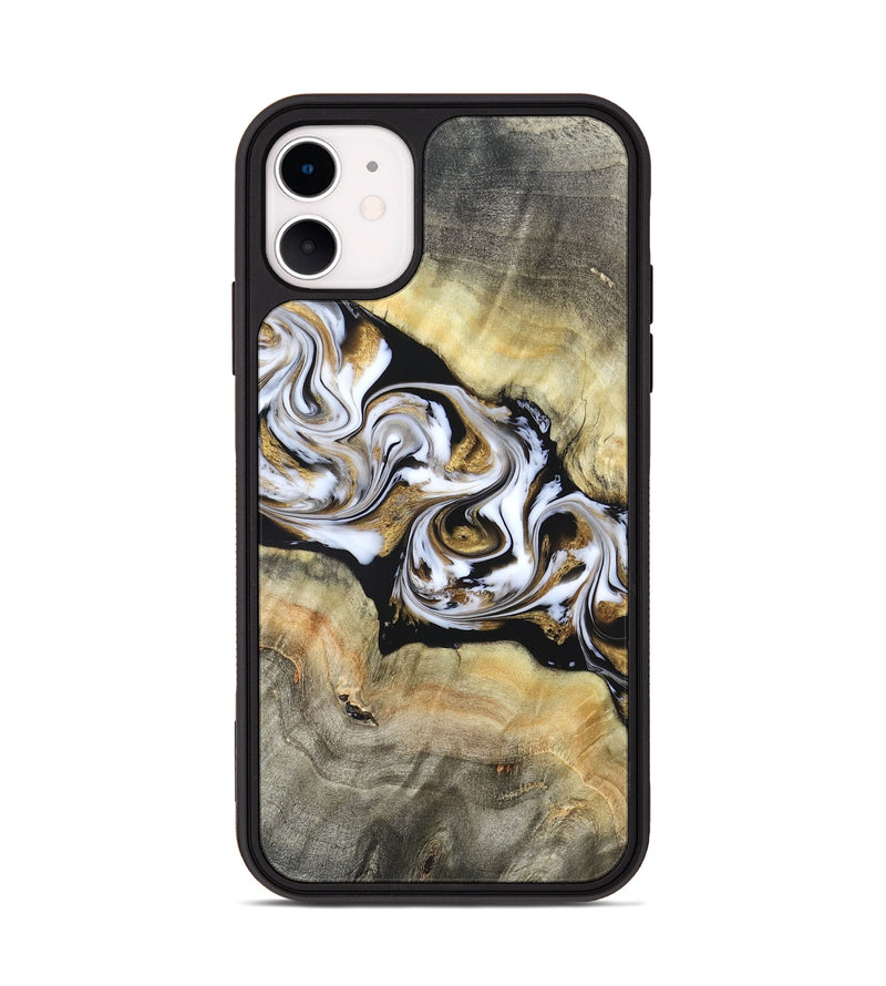 iPhone 11 Wood Phone Case - Bodie (Black & White, 822797)