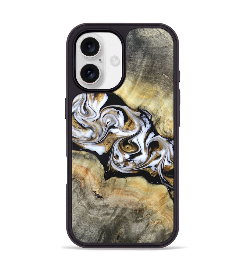 iPhone 17 Wood Phone Case - Bodie (Black & White, 822797)