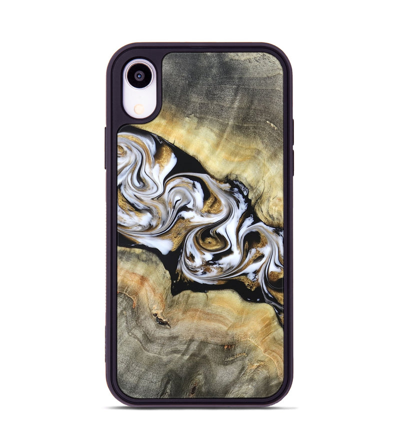 iPhone Xr Wood Phone Case - Bodie (Black & White, 822797)