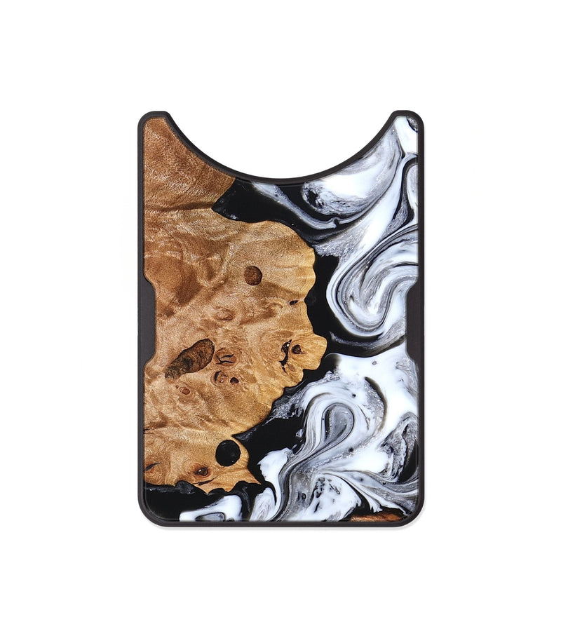 Alloy Wood Wallet - Selene (Black & White, 822800)