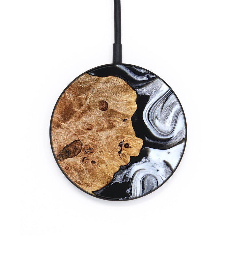 Circle Wood Wireless Charger - Selene (Black & White, 822800)