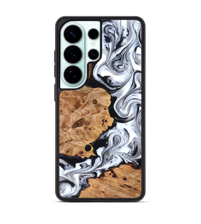 Galaxy S26 Ultra Wood Phone Case - Selene (Black & White, 822800)