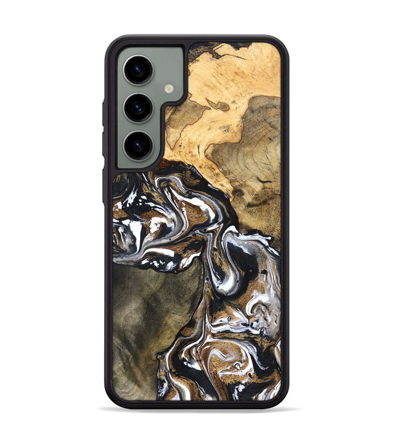 Galaxy S24 Plus Wood Phone Case - Leanna (Black & White, 822804)