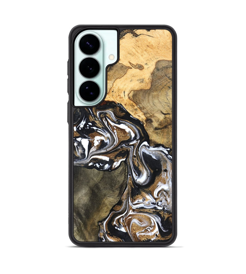 Galaxy S26 Plus Wood Phone Case - Leanna (Black & White, 822804)