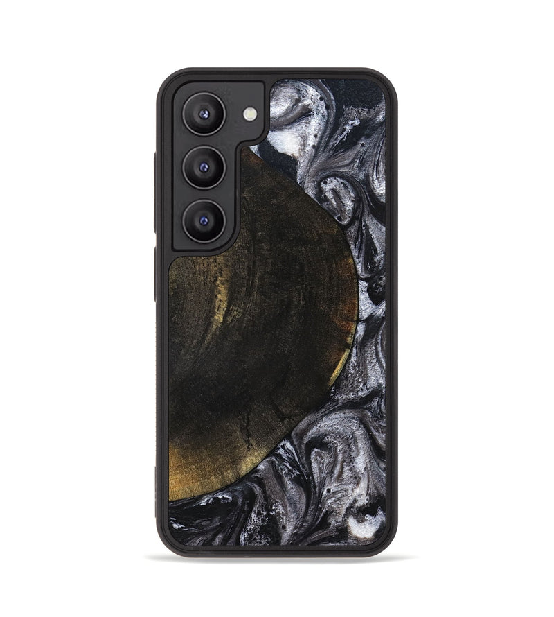 Galaxy S23 Wood Phone Case - Myrtis (Black & White, 822805)
