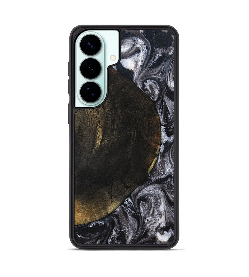 Galaxy S26 Plus Wood Phone Case - Myrtis (Black & White, 822805)