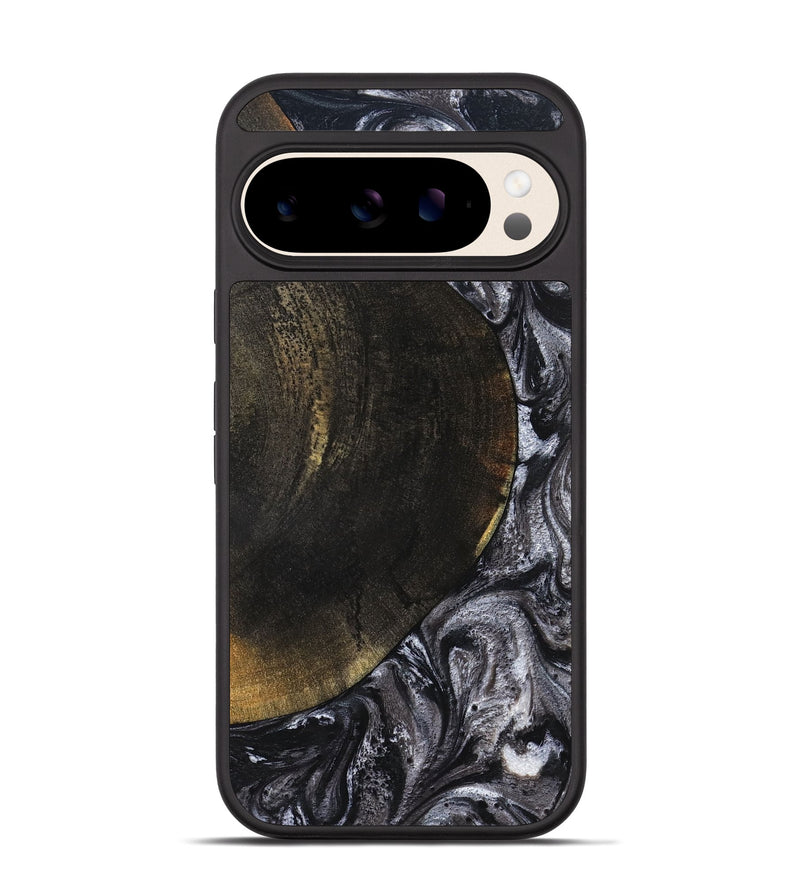 Pixel 10 Wood Phone Case - Myrtis (Black & White, 822805)