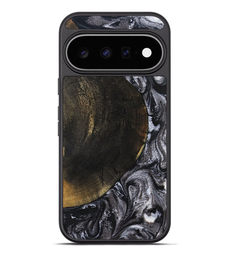 Pixel 11 Pro XL Wood Phone Case - Myrtis (Black & White, 822805)