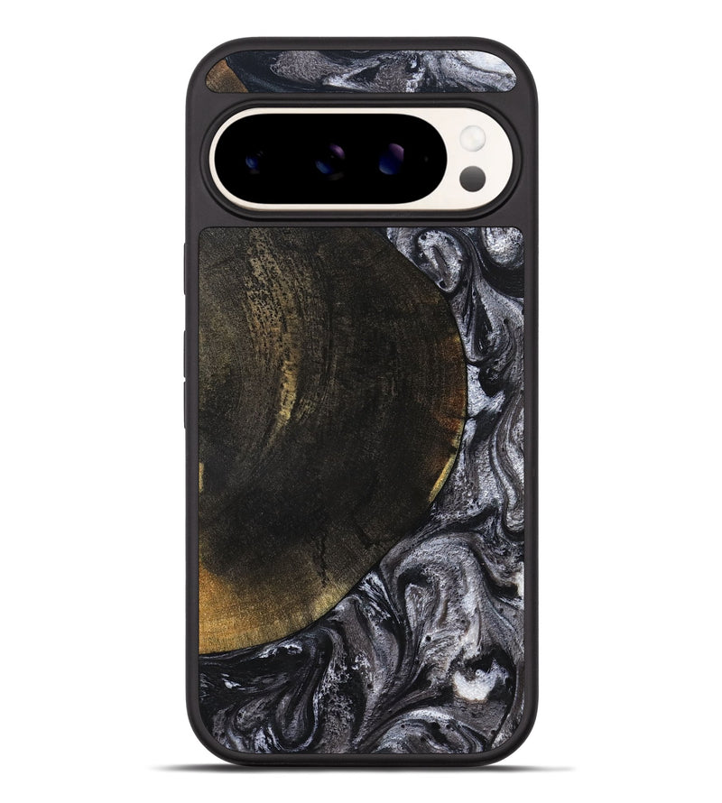 Pixel 9 Pro XL Wood Phone Case - Myrtis (Black & White, 822805)