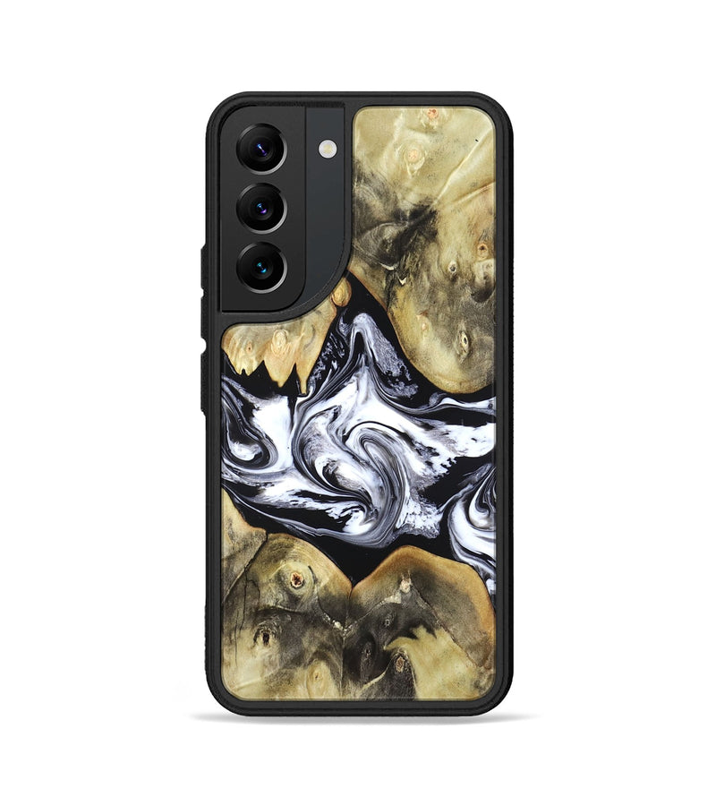 Galaxy S22 Wood Phone Case - Jameson (Black & White, 822807)