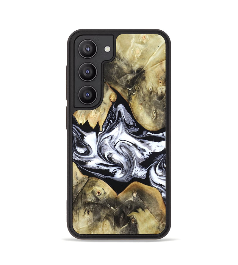 Galaxy S23 Wood Phone Case - Jameson (Black & White, 822807)