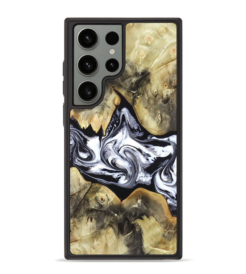 Galaxy S23 Ultra Wood Phone Case - Jameson (Black & White, 822807)