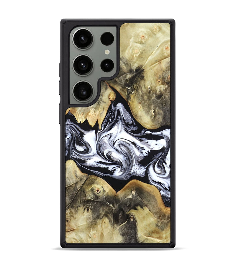 Galaxy S24 Ultra Wood Phone Case - Jameson (Black & White, 822807)