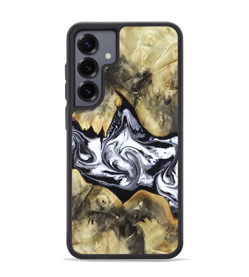 Galaxy S25 Plus Wood Phone Case - Jameson (Black & White, 822807)